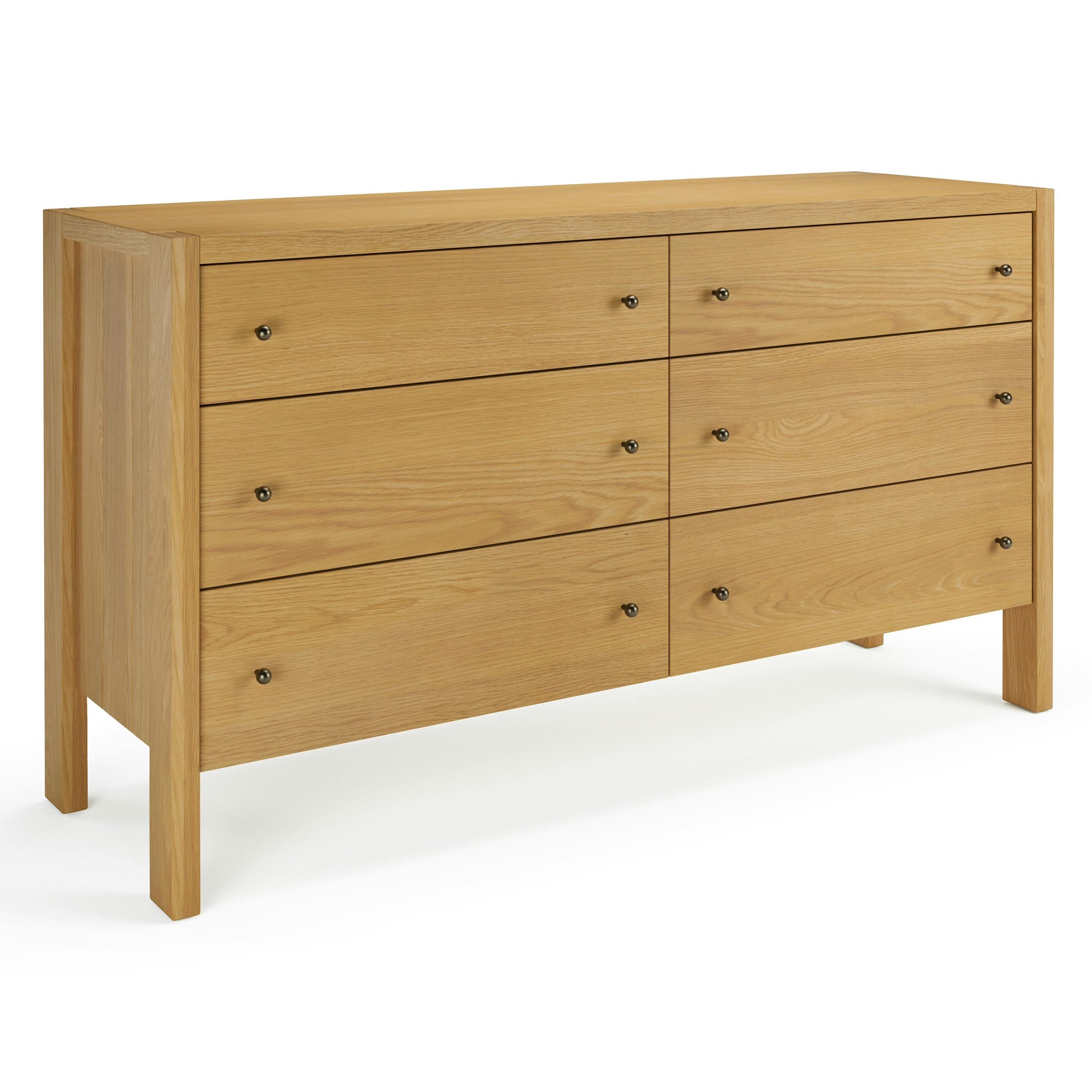 Article Cassie 6-Drawer Double Dresser - Natural Oak