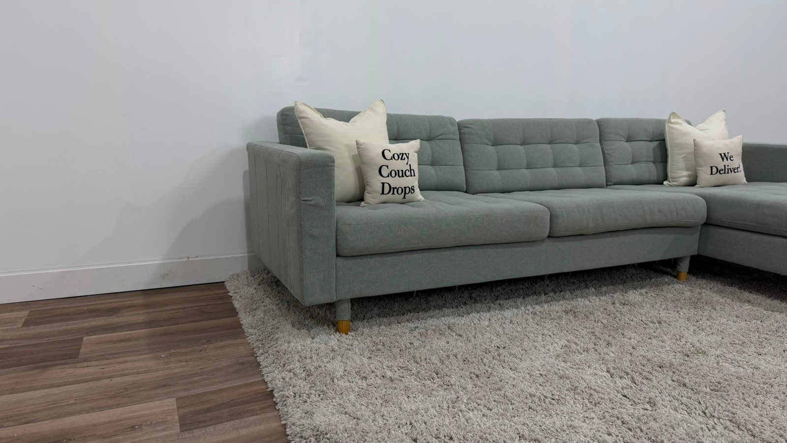 Green Ikea Morabo Sectional Sofa