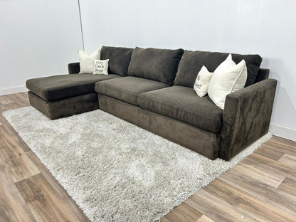 Chocolate Brown Sectional Sofa