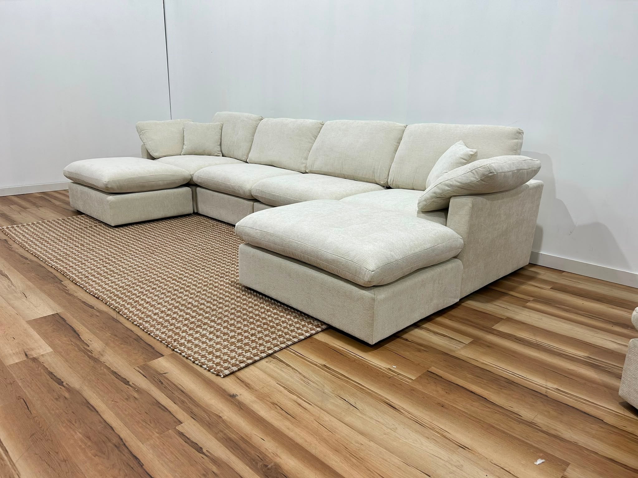 The Nest Modular Sofa 6pc Cream