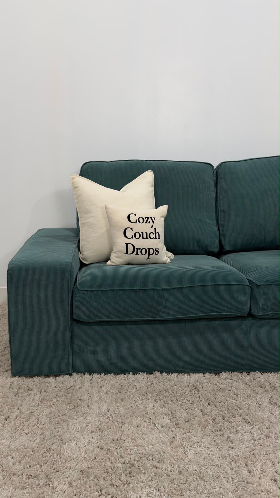 Turquoise Ikea 2 Seater Loveseat