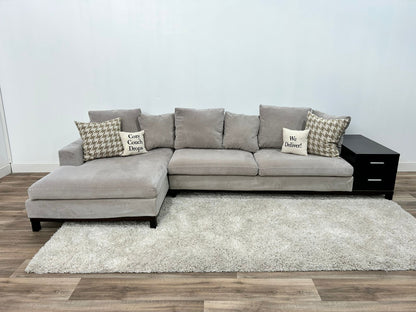 Microfibre suede Sectional Sofa