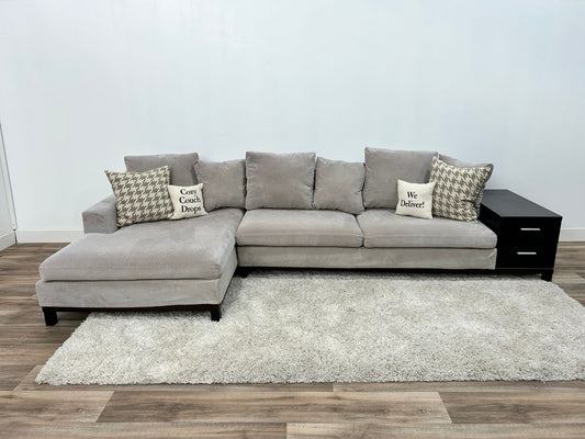 Microfibre suede Sectional Sofa