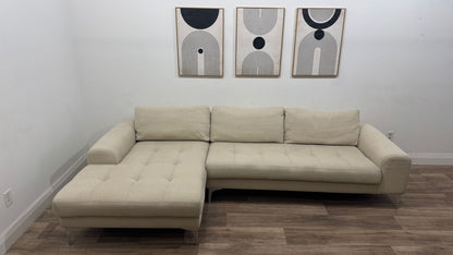 Scan Designs Tufted Sectional Sofa