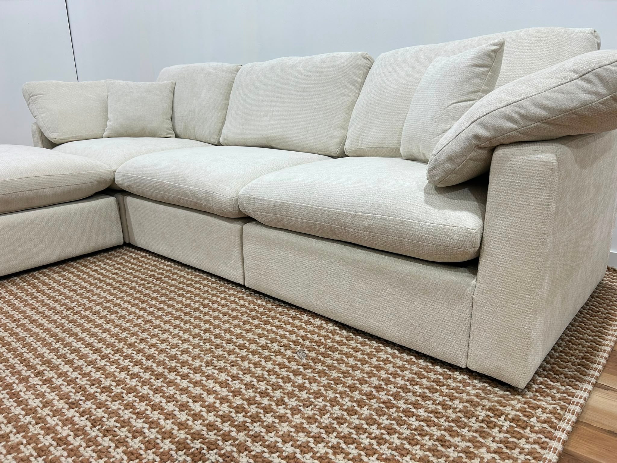 The Nest Modular 4pc Sofa Cream