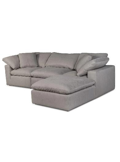 BNIB Moe’s Clay Modular Sofa - Light Grey
