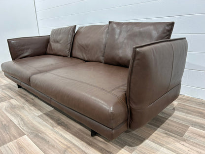 King Living Zaza Leather Sofa