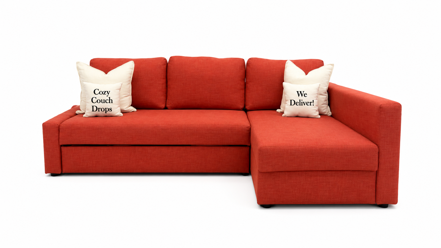 Ikea Friheten Burnt Orange Sofa Bed 90”