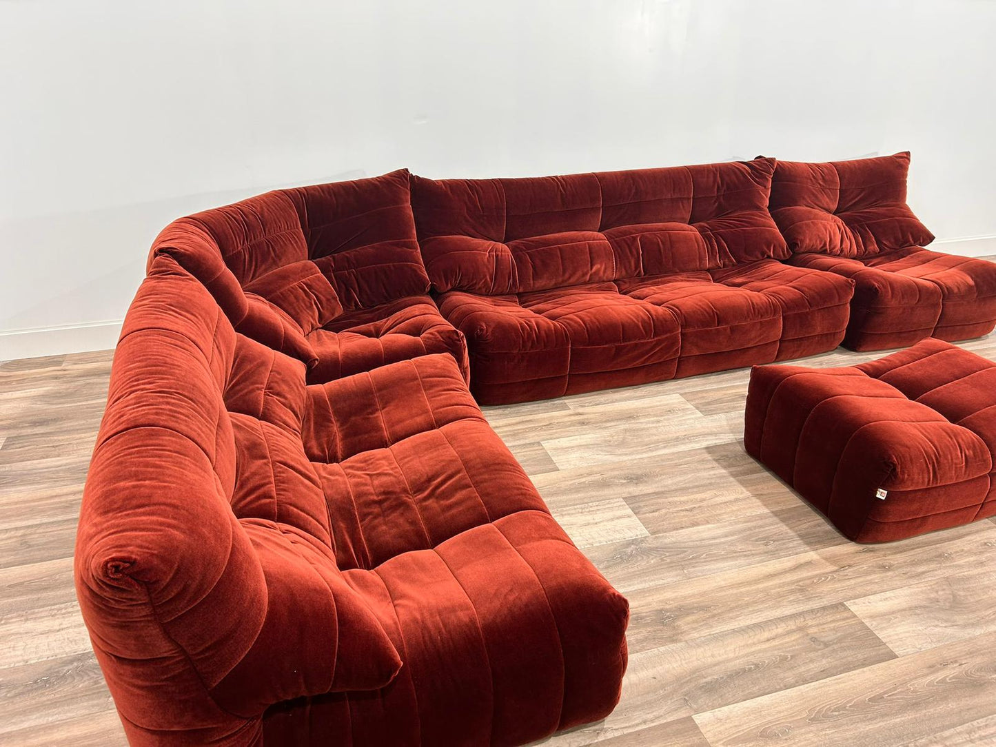 R.S Furniture Inc modular velvet sofa