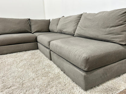 Khaki/Grey Modular Sofa