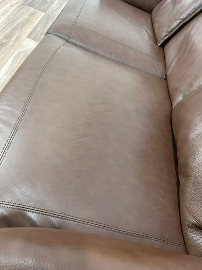 King Living Zaza Leather Sofa