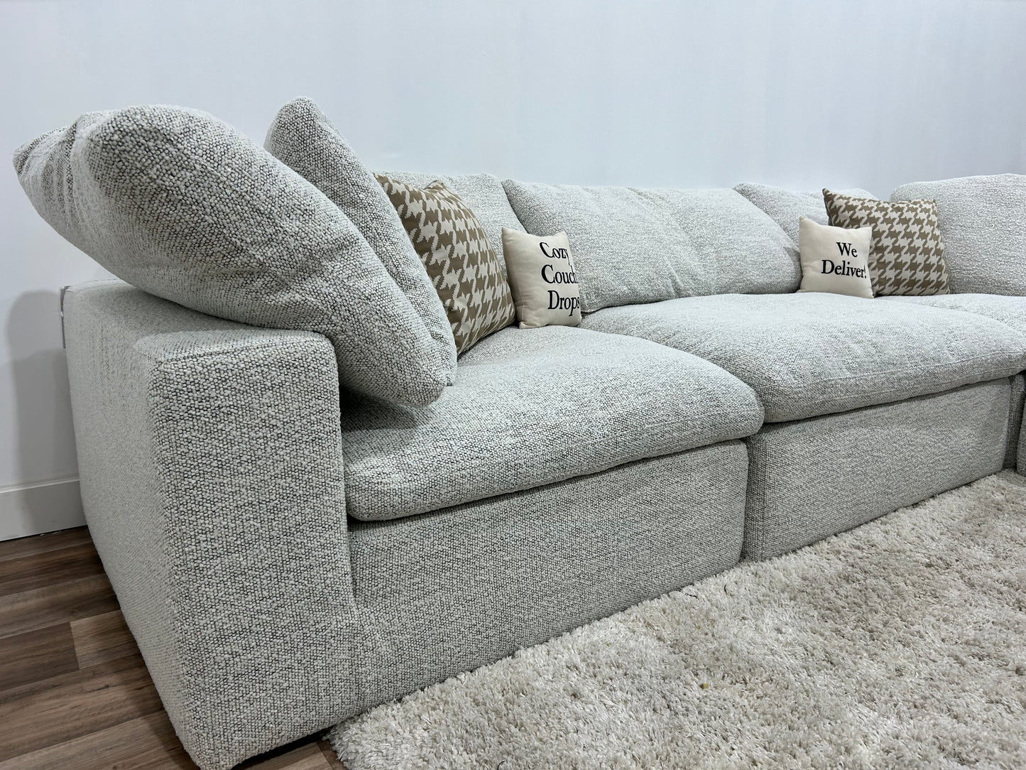 BNIB Moe’s Clay Modular Sofa - Coastside Sand