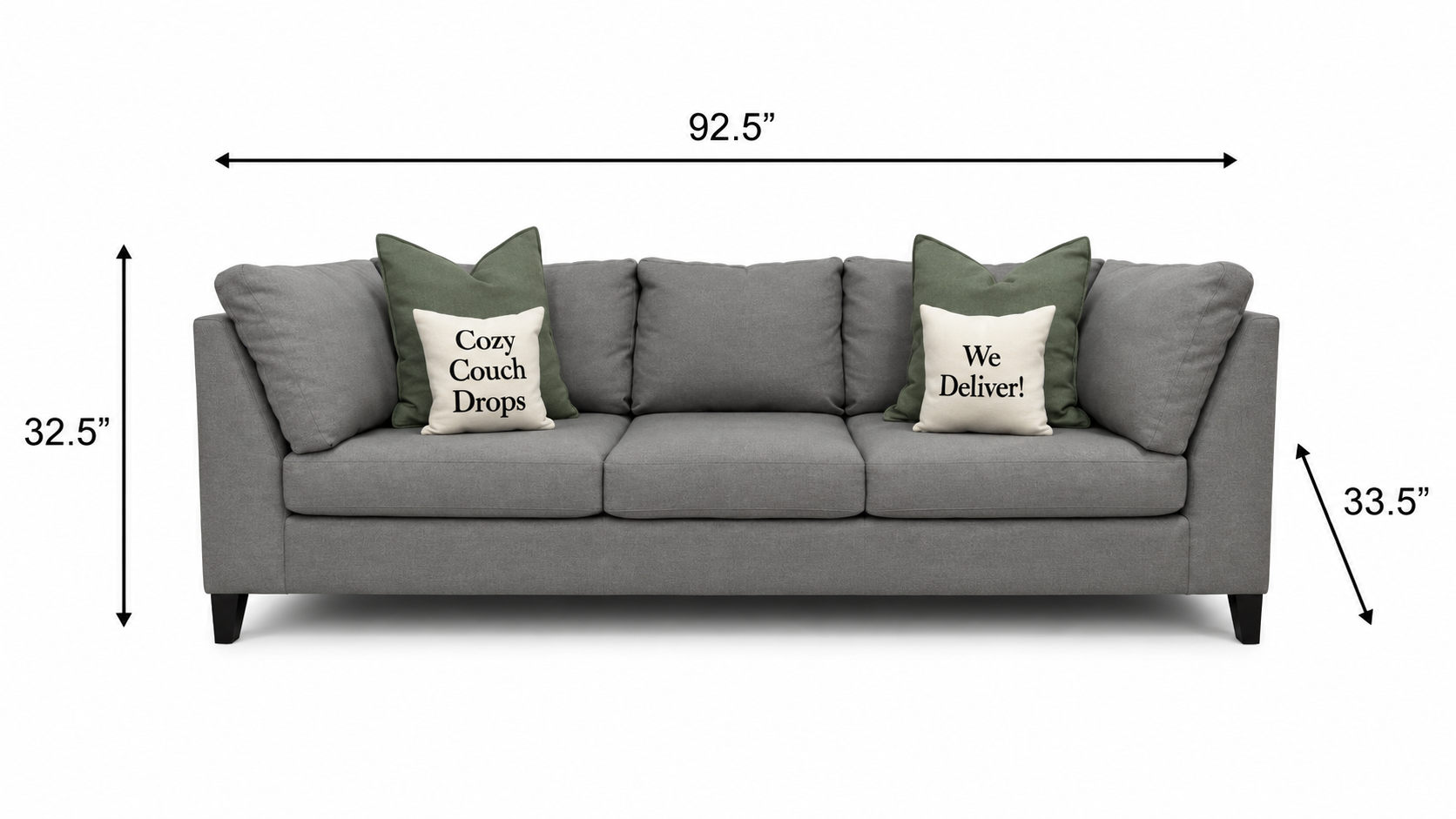 EQ3 Salema 3 Seater Sofa