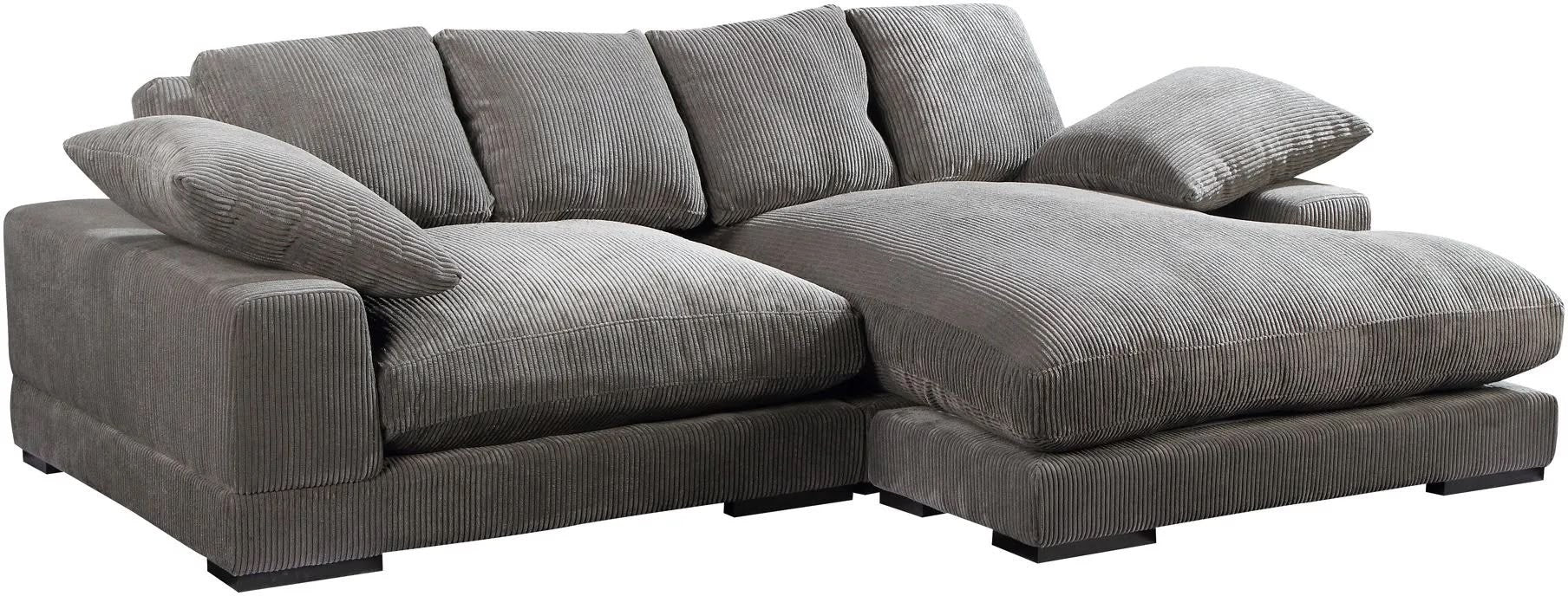 Moe’s Plunge Sectional Sofa 106”