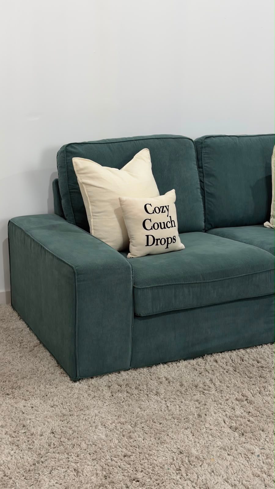 Turquoise Ikea Kivik Loveseat