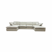 The Nest Modular Sofa 6pc Cream