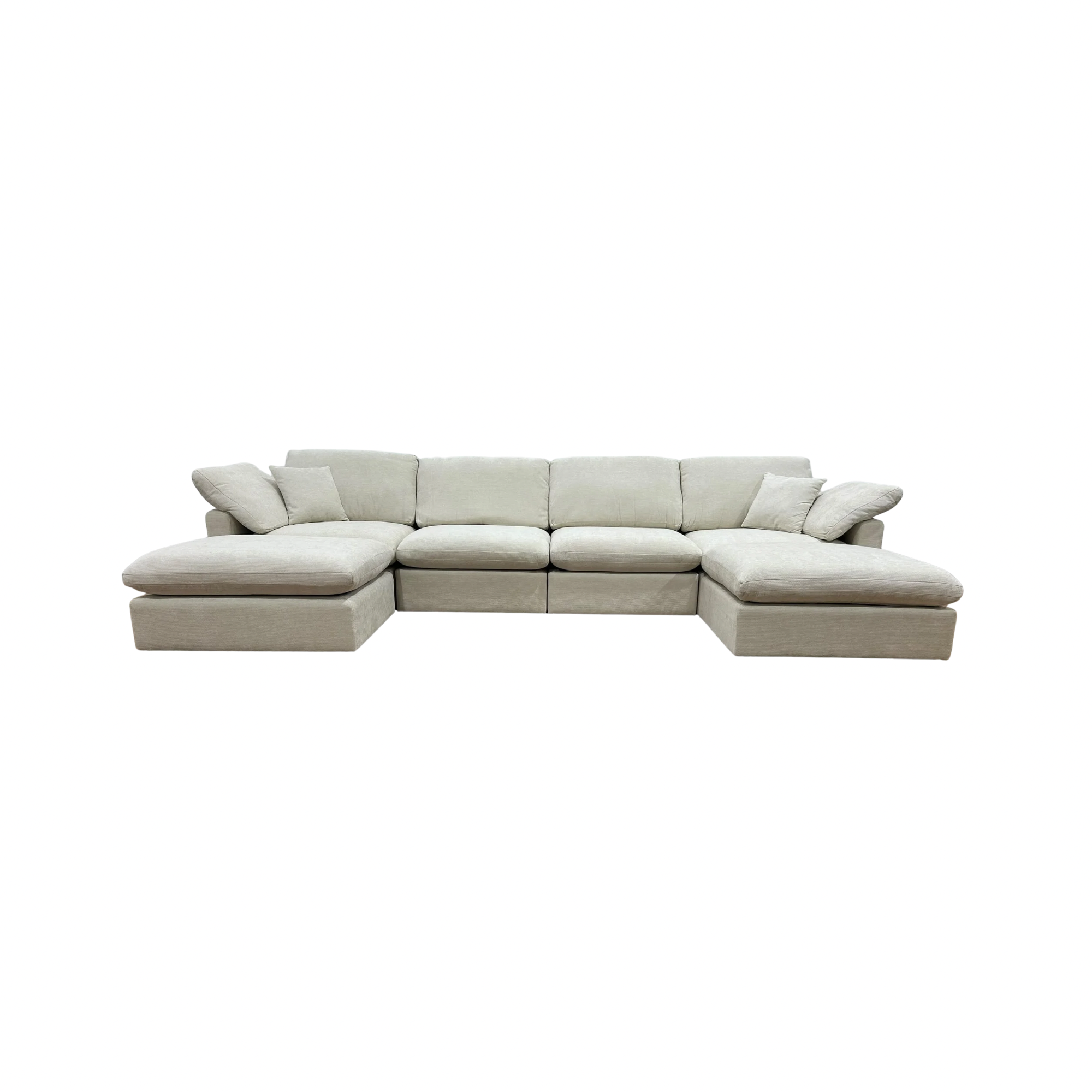 The Nest Modular Sofa 6pc Cream
