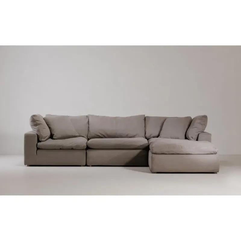 BNIB Moe’s Clay Modular Sofa - Light Grey