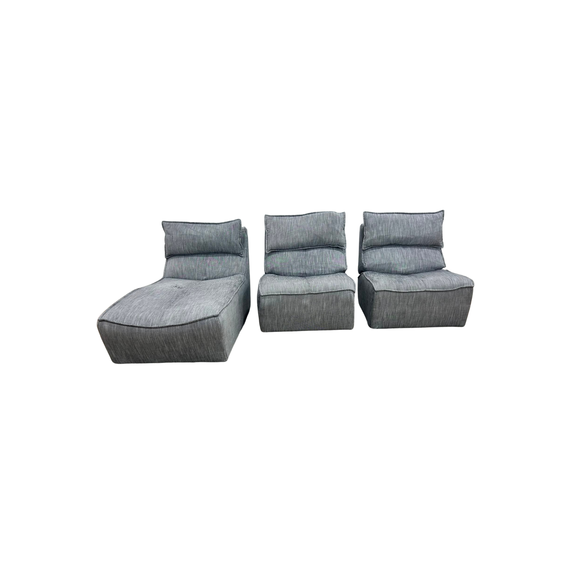 Calia Italia Hip Hop Reclining Modular Sofa 91”