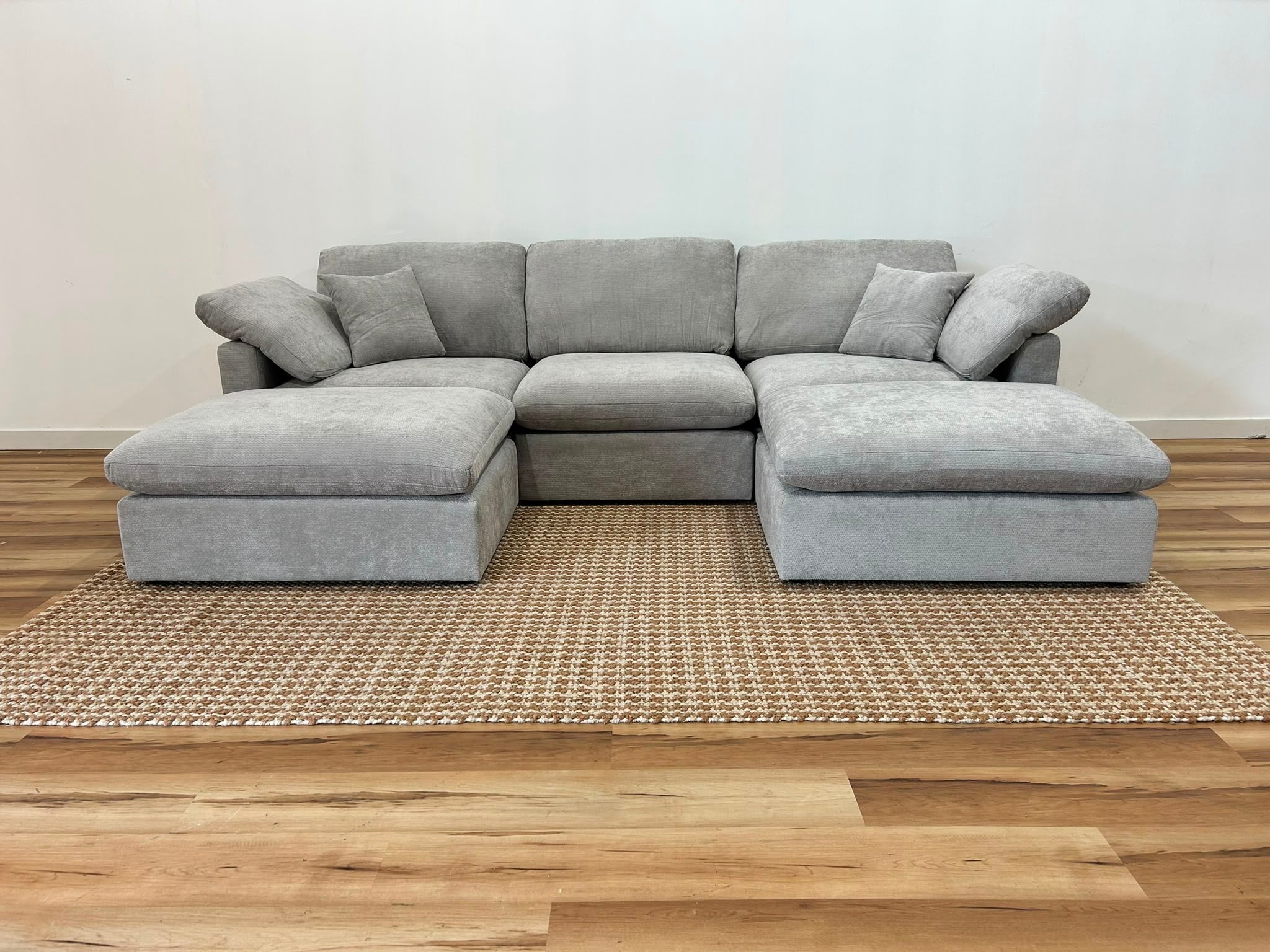 The Nest Modular Sofa 5pc Light Grey