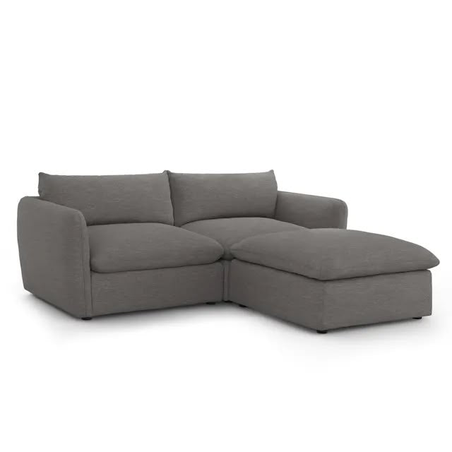 Article Leigh 92" Modular Sectional - Silver Gray