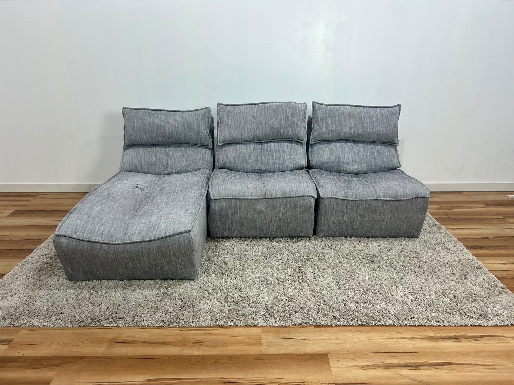 Calia Italia Hip Hop Reclining Modular Sofa 91”