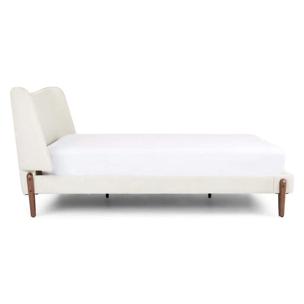 Uden King Upholstered Bed - Ashford Ivory