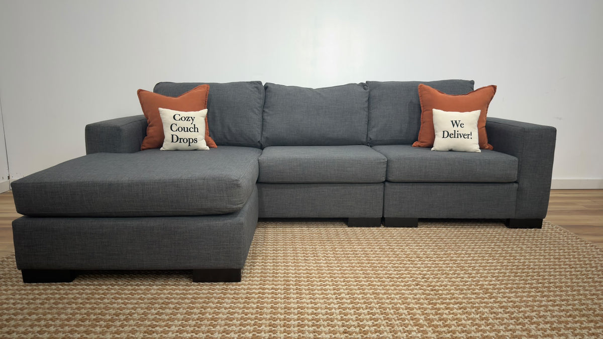 Q Living Reversible Sectional Sofa 108”