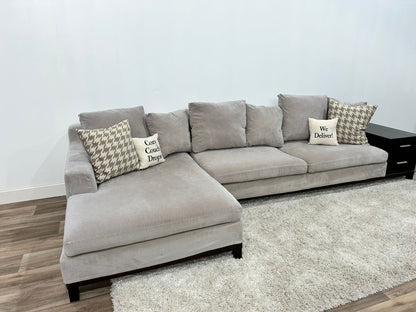 Microfibre suede Sectional Sofa
