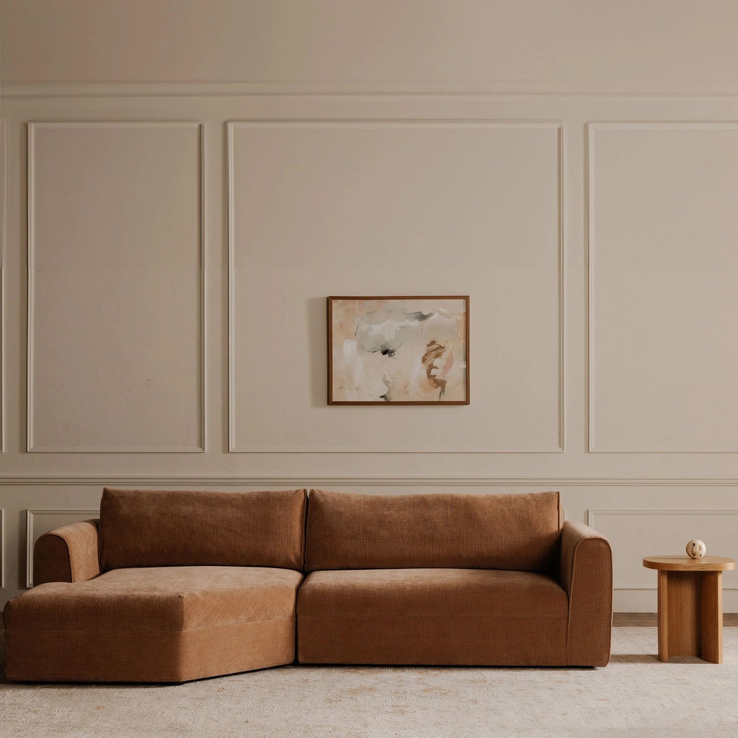 BNIB Moe’s Madrid Sectional - Heritage Pink