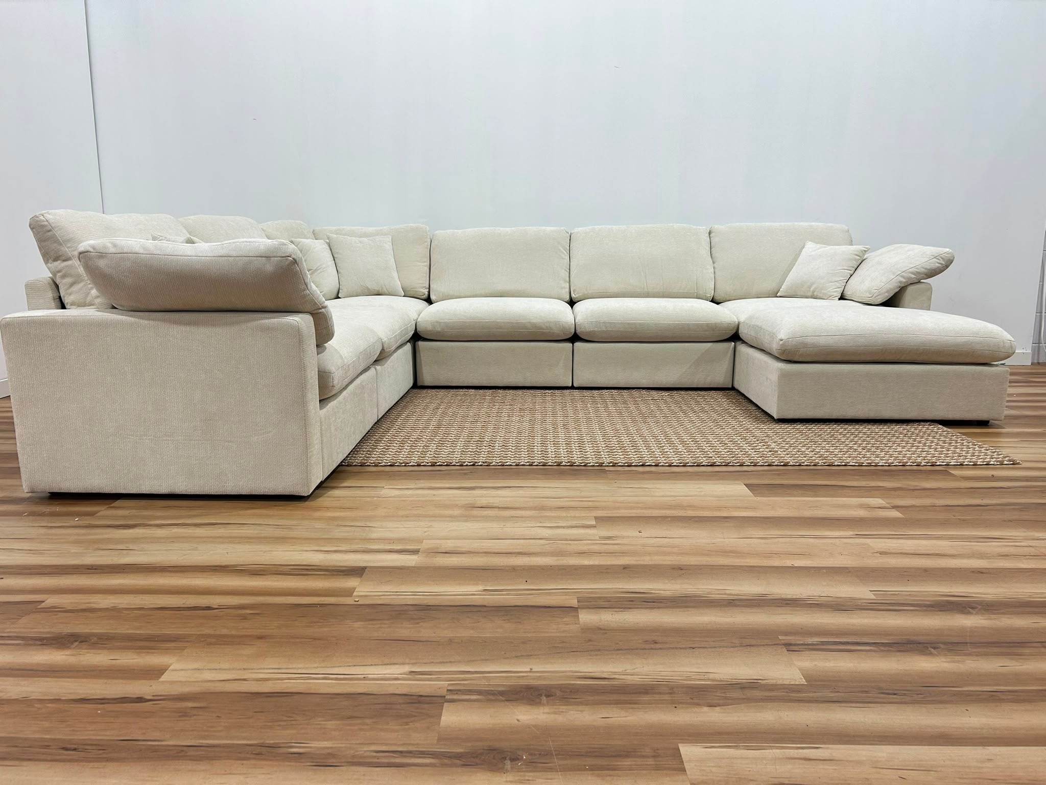 The Nest Modular Sofa 7pc Cream