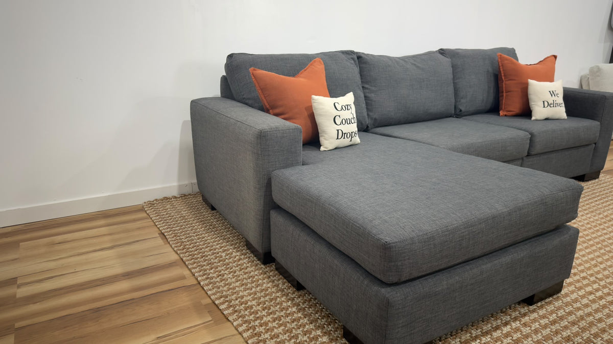 Q Living Reversible Sectional Sofa 108”