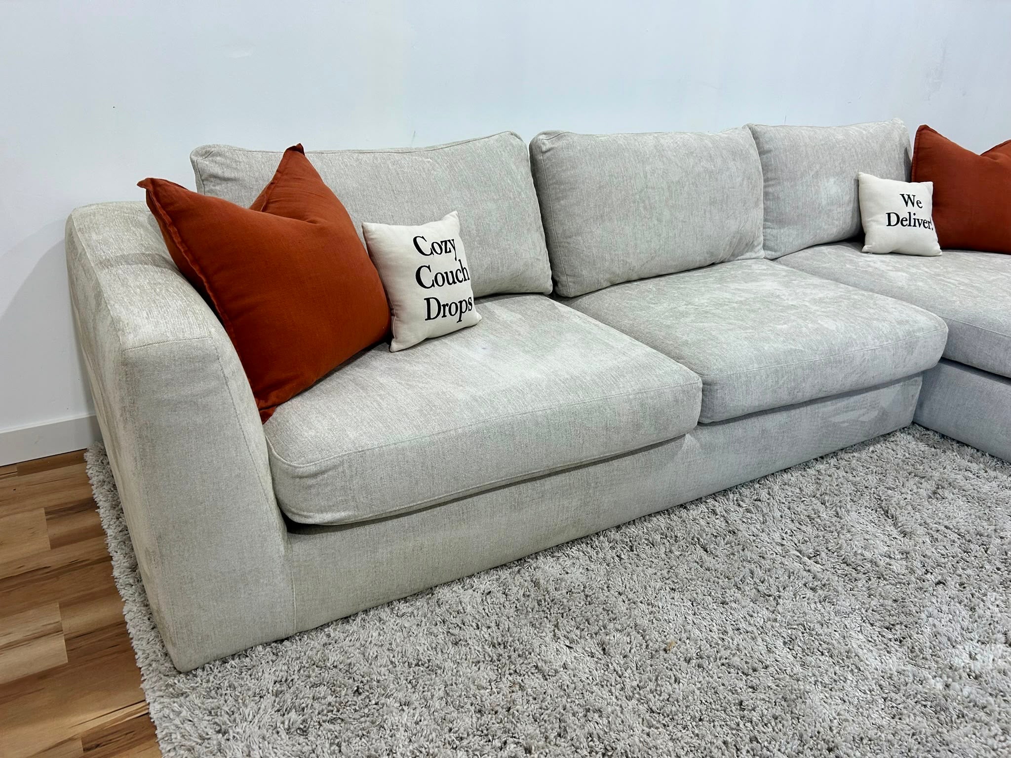 EQ3 Cello Sectional Sofa 122”