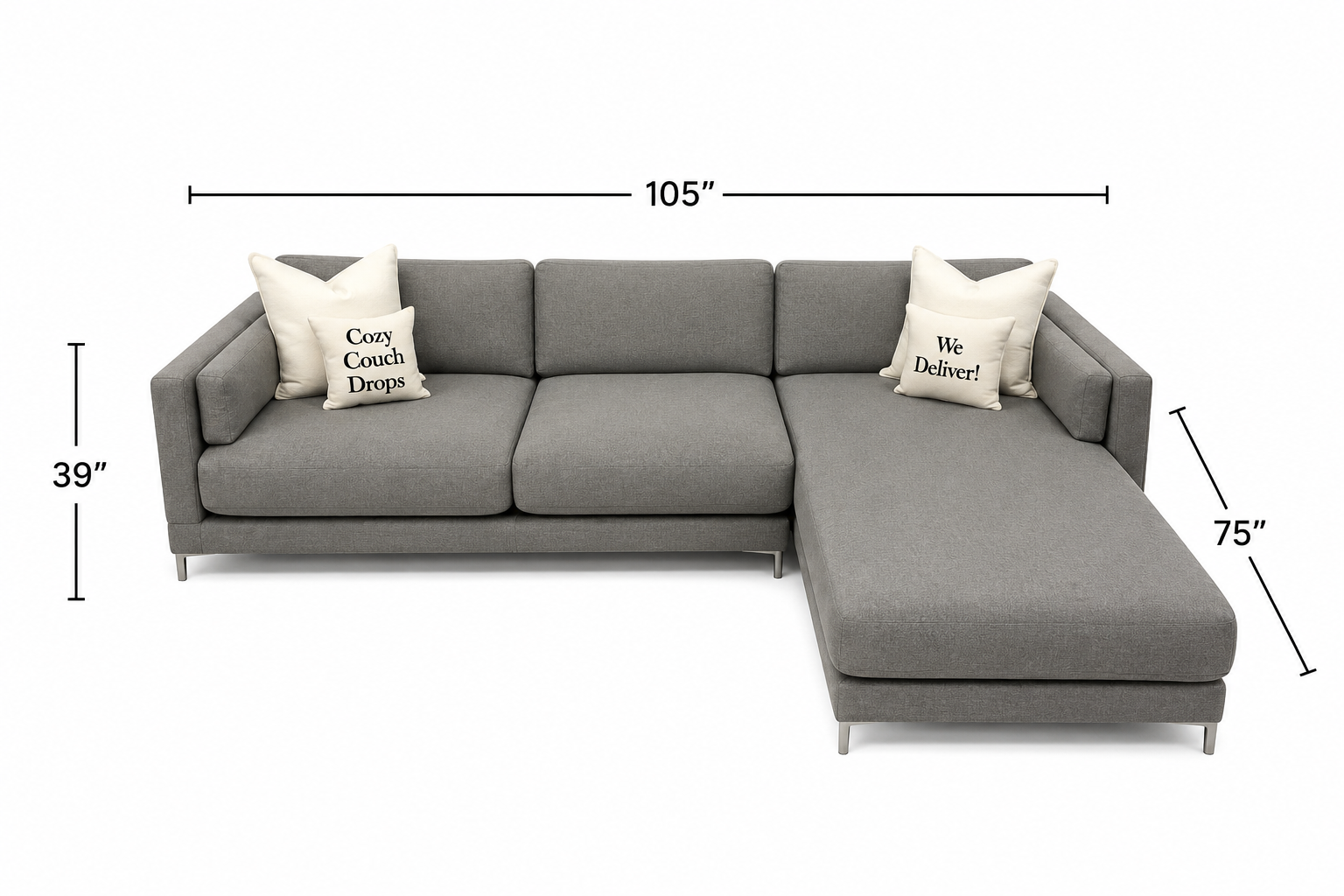 CB2 District Sectional Sofa