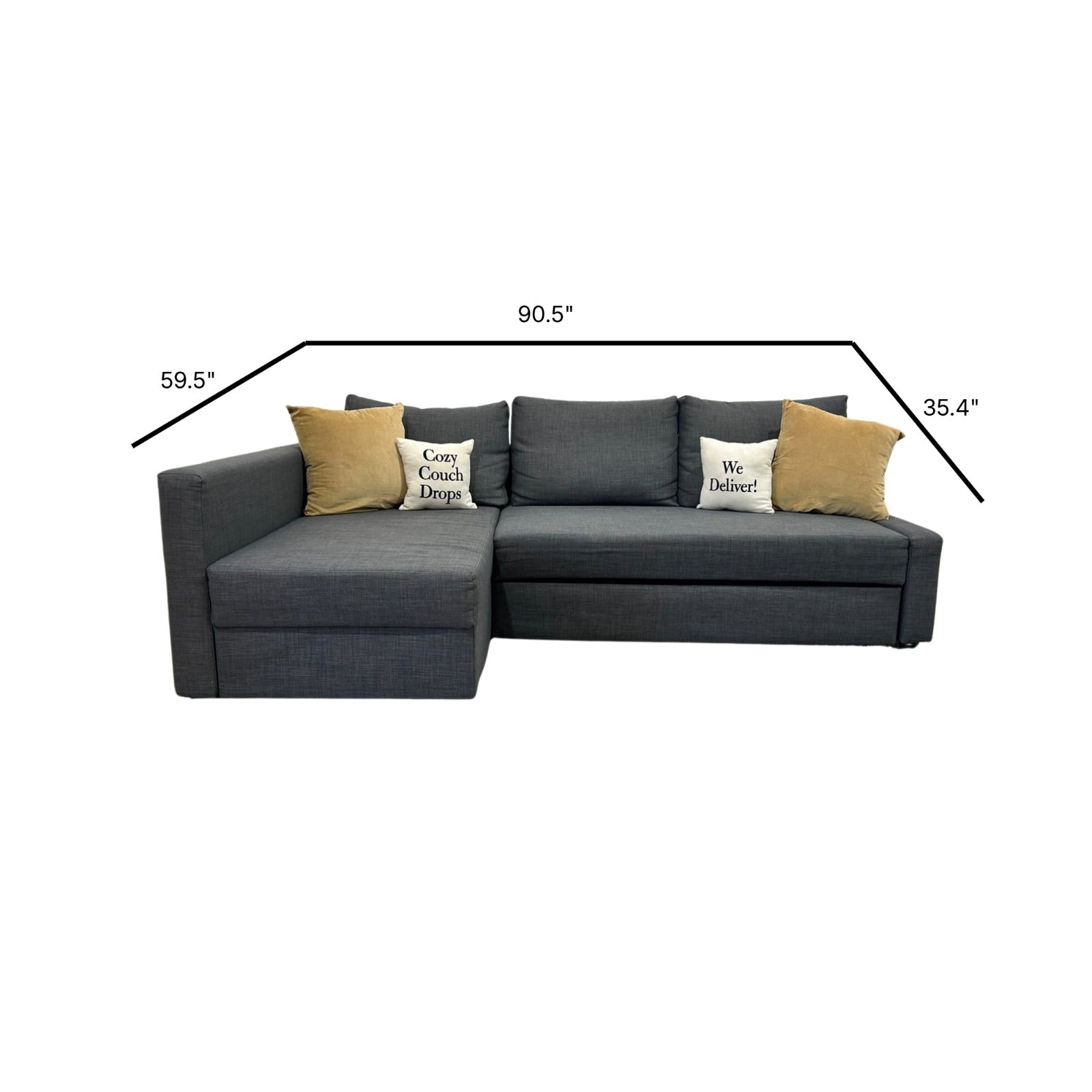 Ikea Friheten Sofa Bed 90”