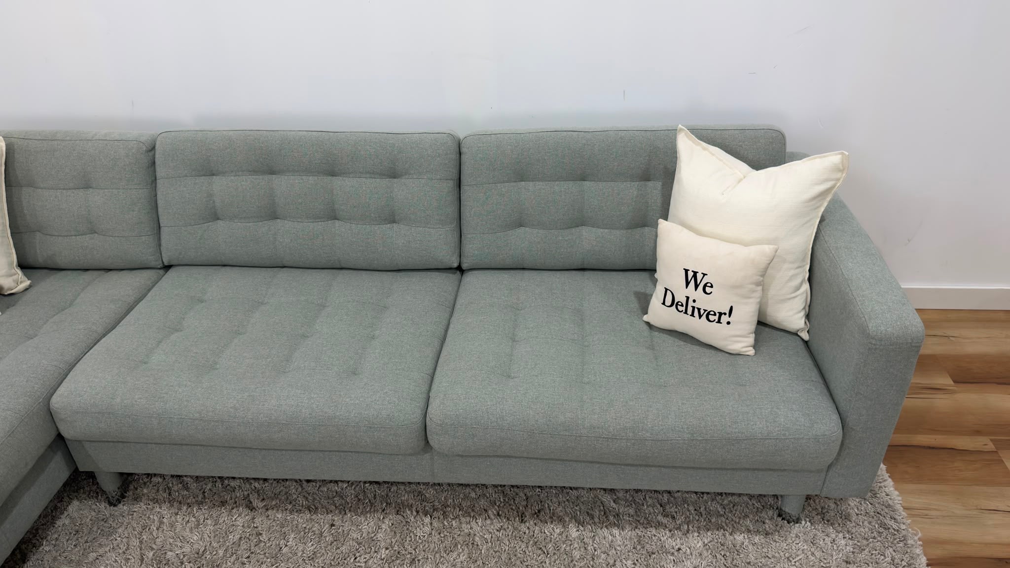 Ikea Morabo Reversible Sectional Sofa 111”