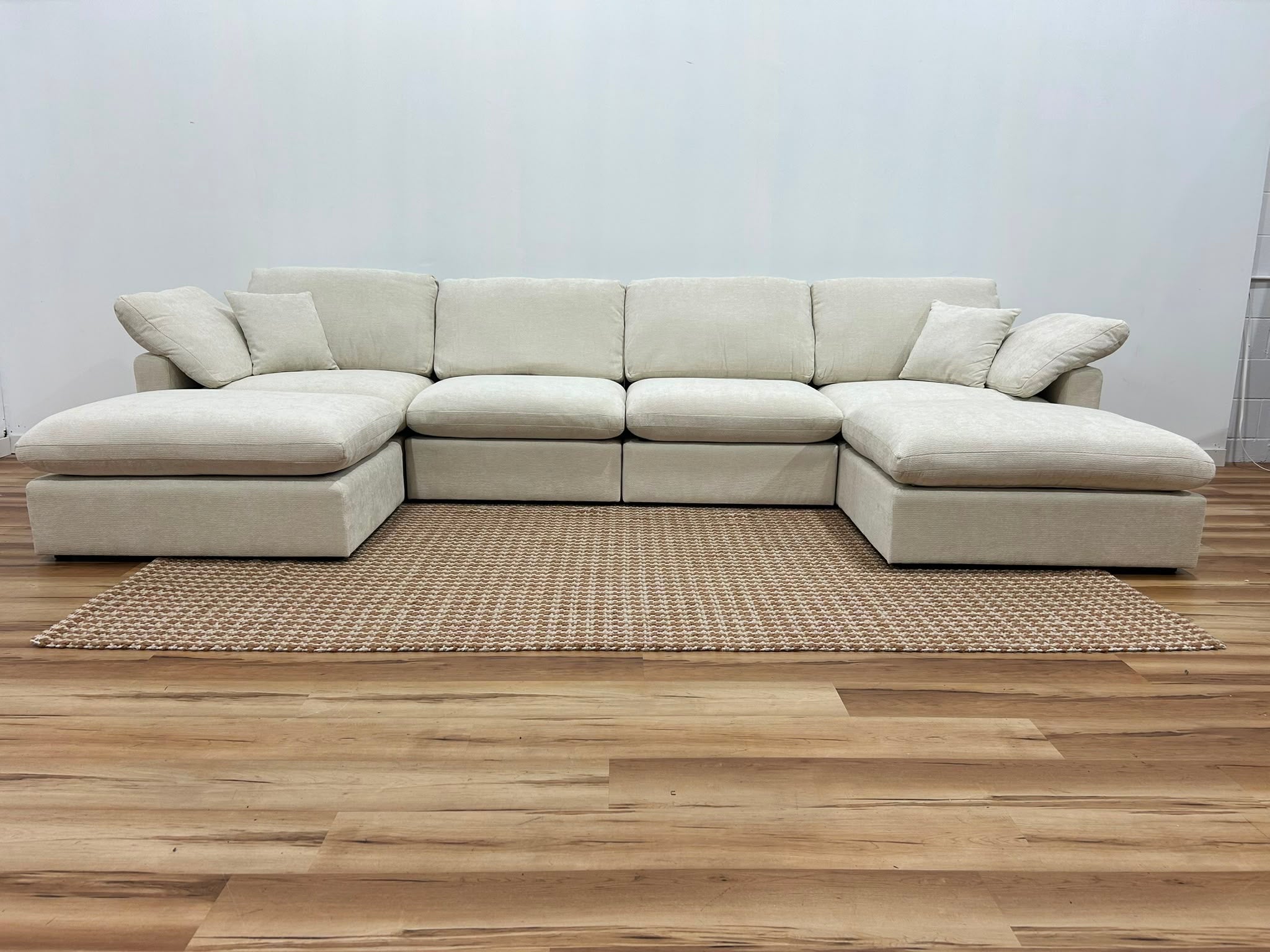 The Nest Modular Sofa 6pc Cream