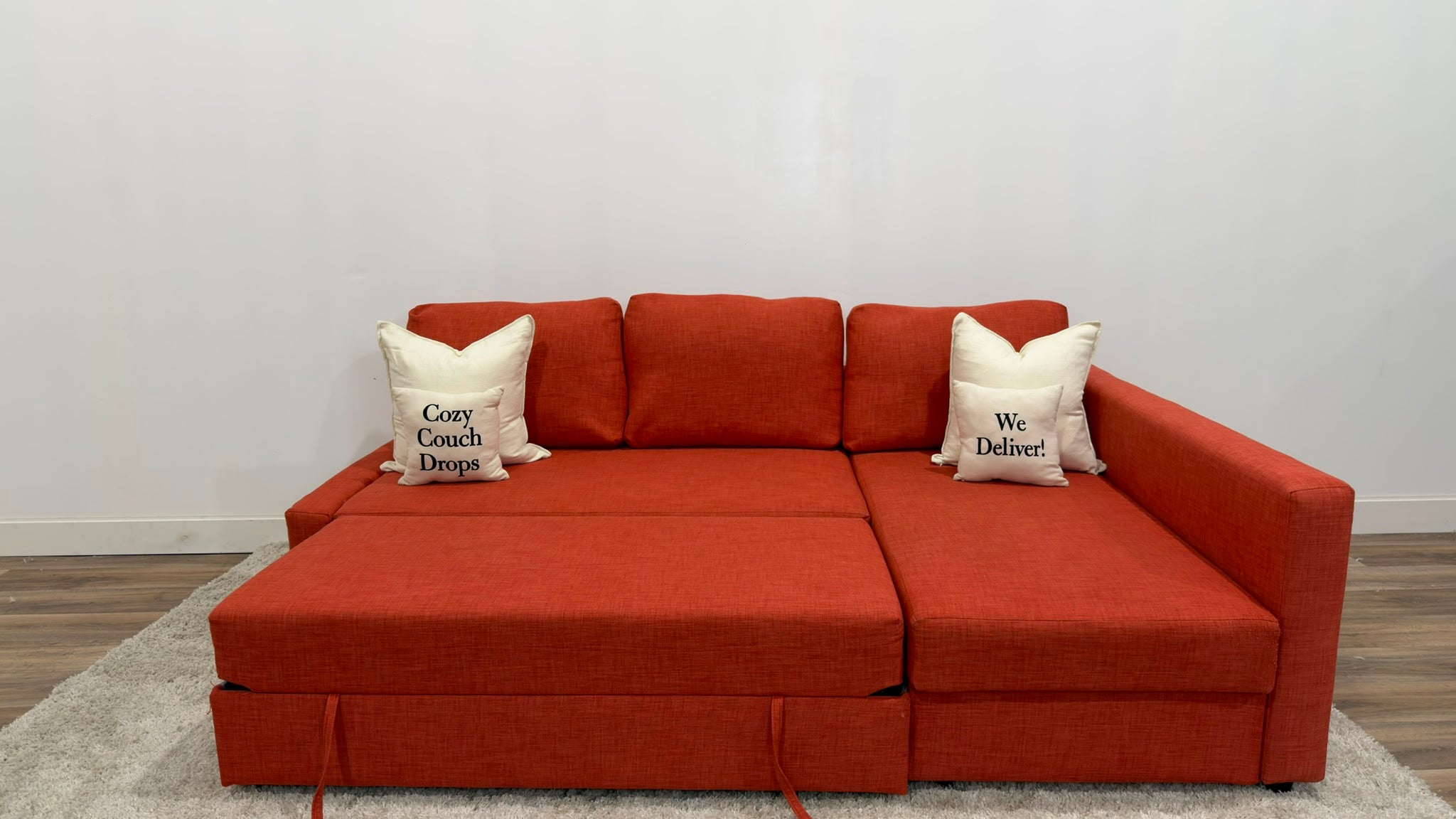 Burnt Orange Ikea Friheten Sofabed