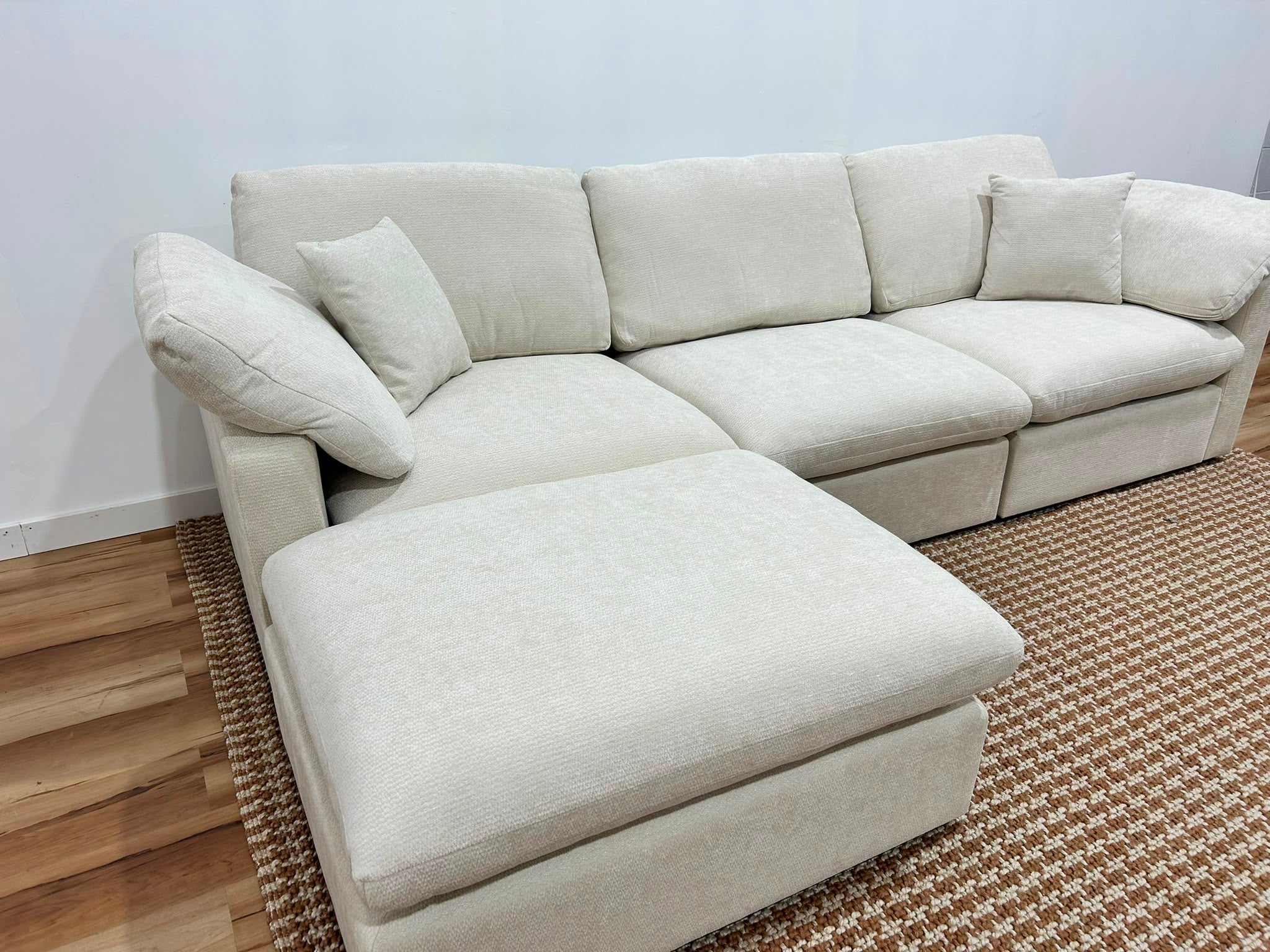 The Nest Modular 4pc Sofa Cream