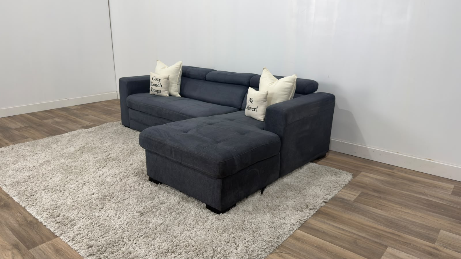 Grey Sectional Sofabed