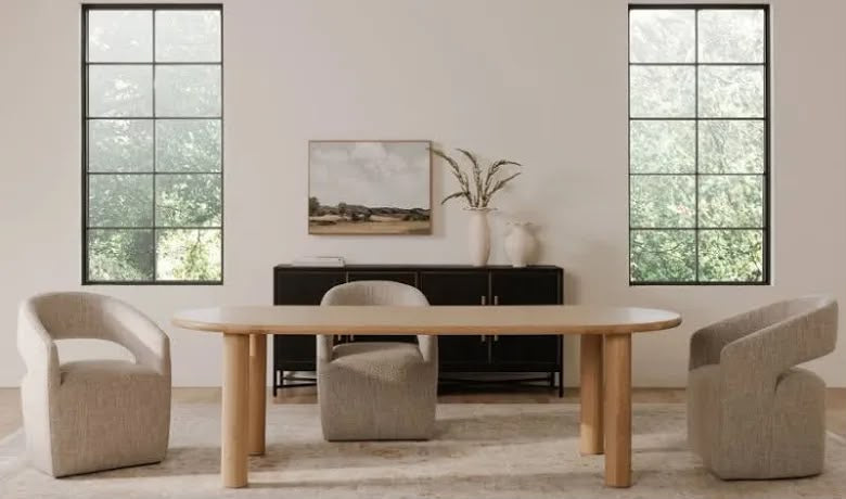 Moe’s Milo Dining Table Large - Oak