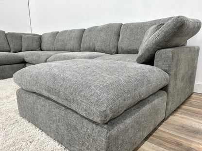 New Modular Sofa 7pc Grey (Reversible)
