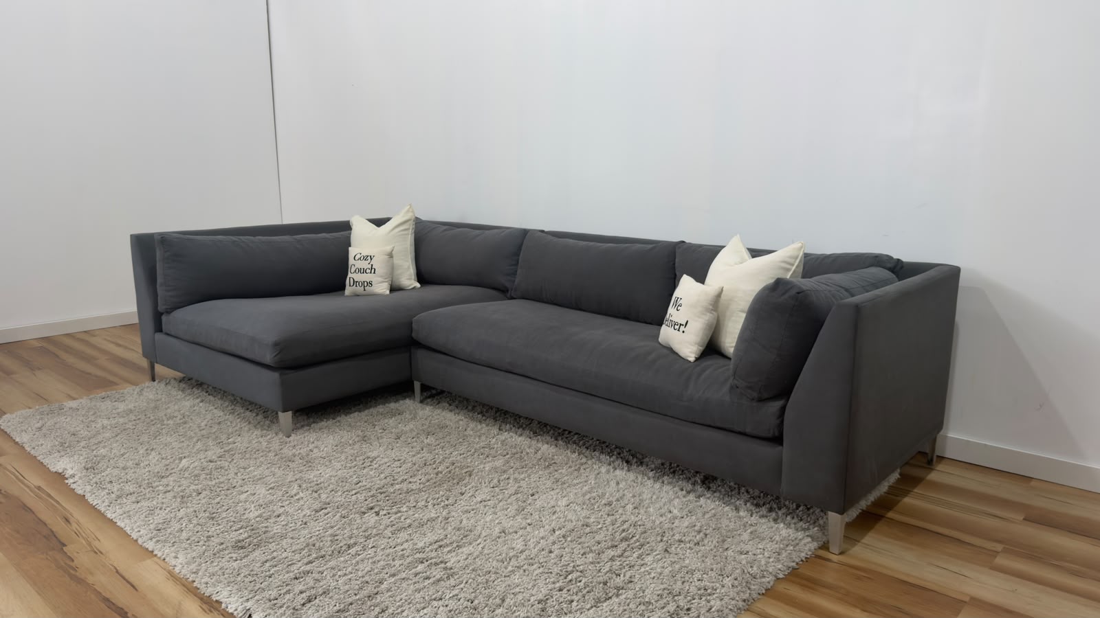 CB2 Decker Sectional Sofa 129.5”
