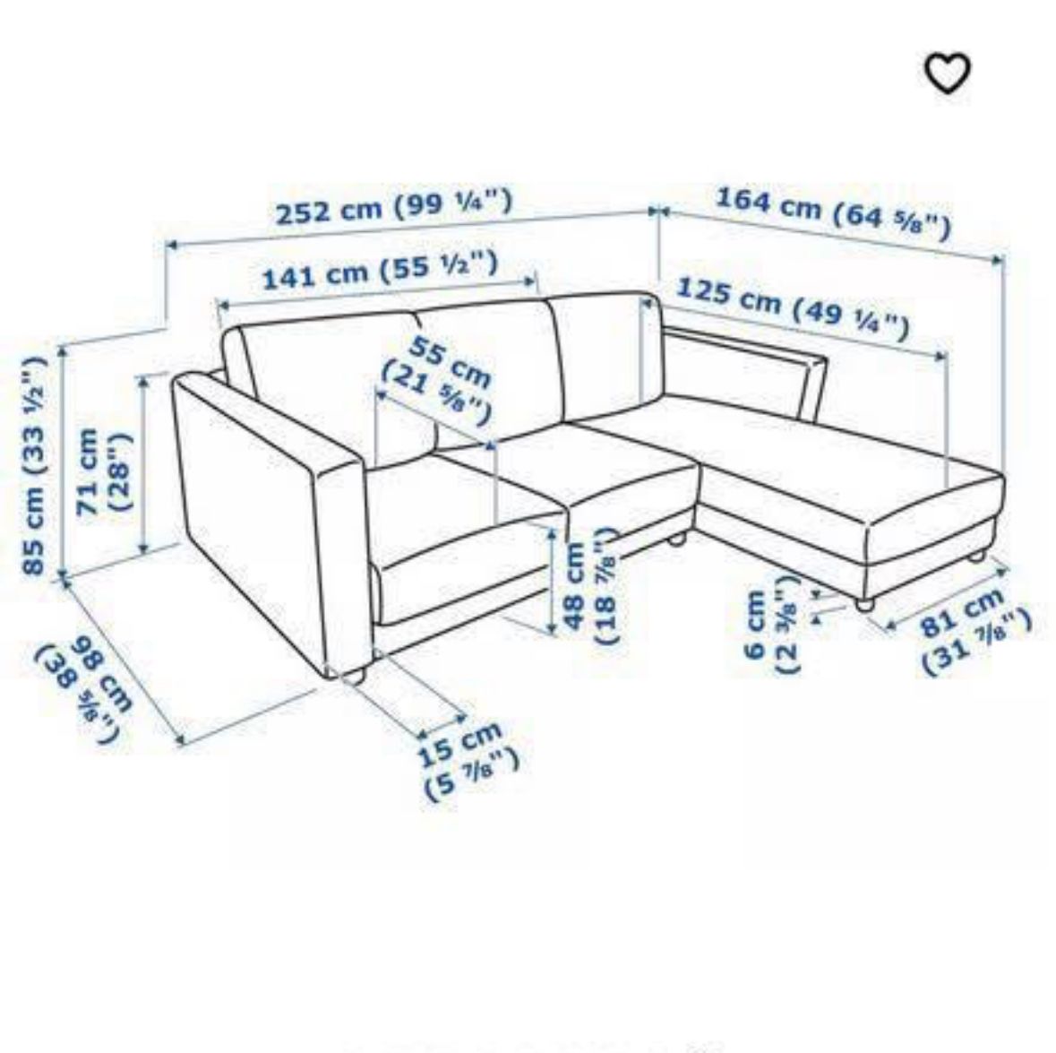 Ikea Finnala Sectional Sofa