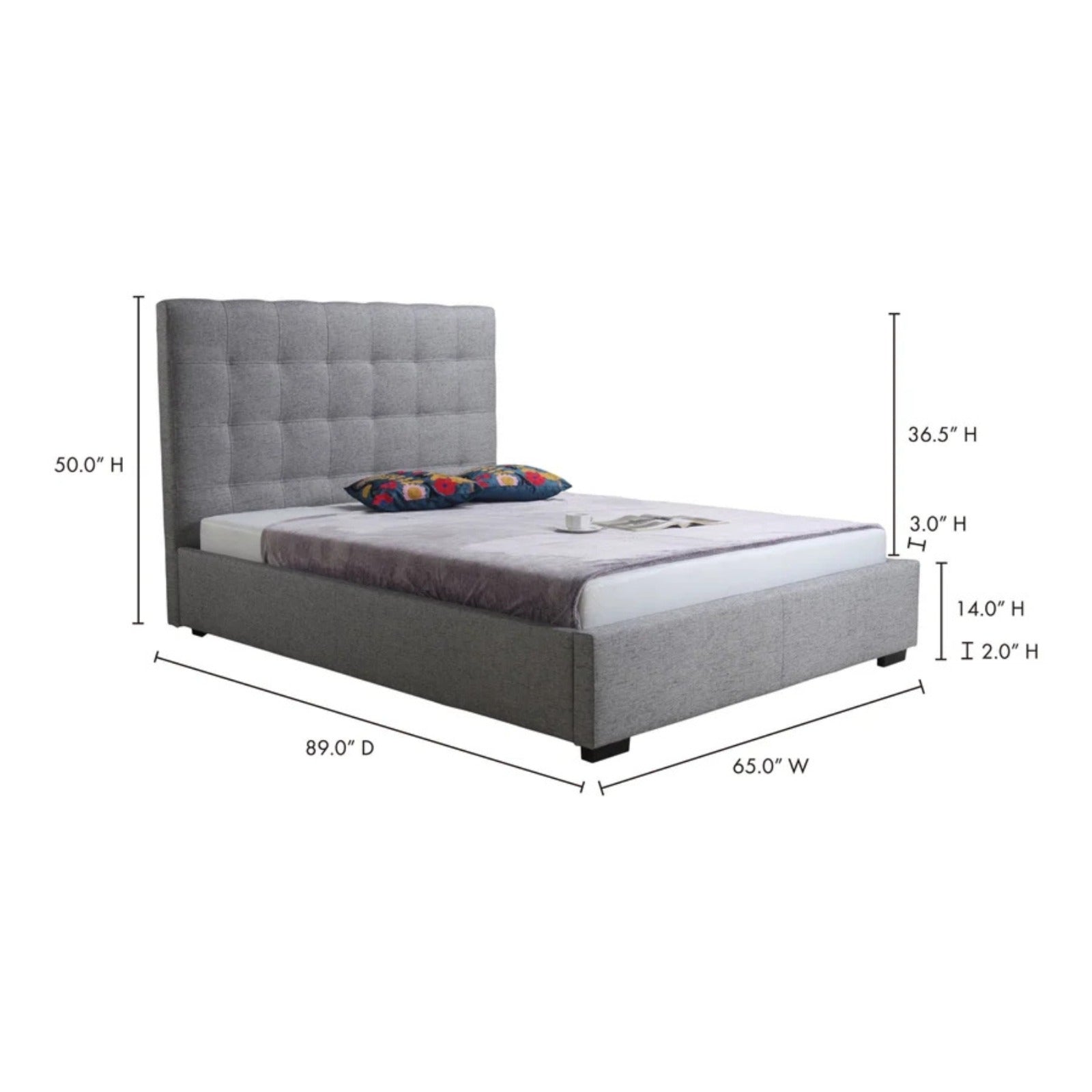 Moe’s Belle Queen Storage Bed - Sand