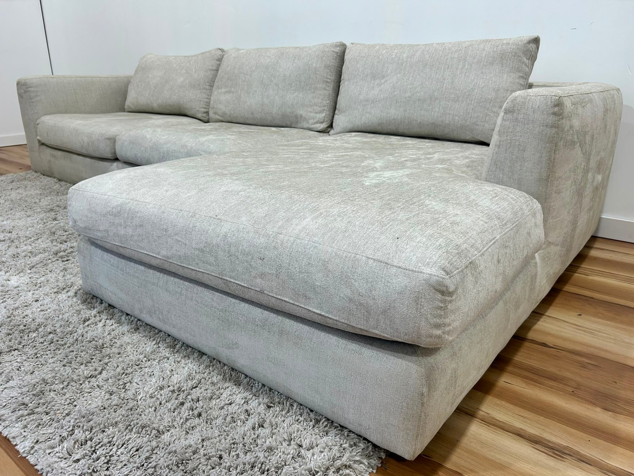 EQ3 Cello Sectional Sofa 122”