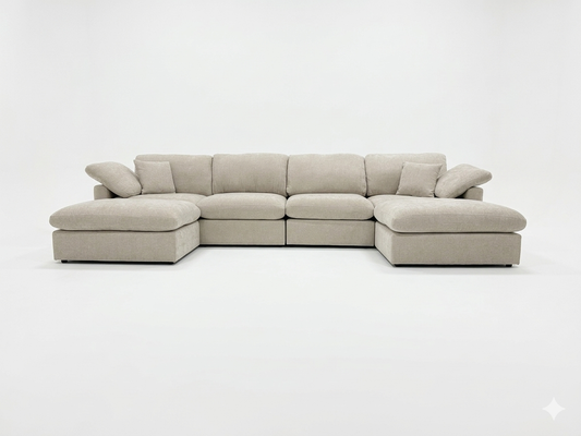 New Modular Sofa 6pc Beige