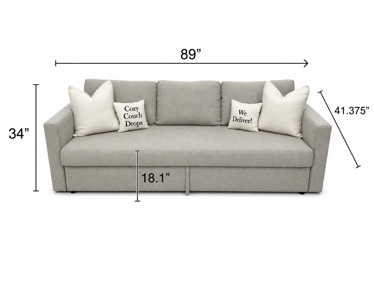 Beige IKEA Friheten Sofa Bed