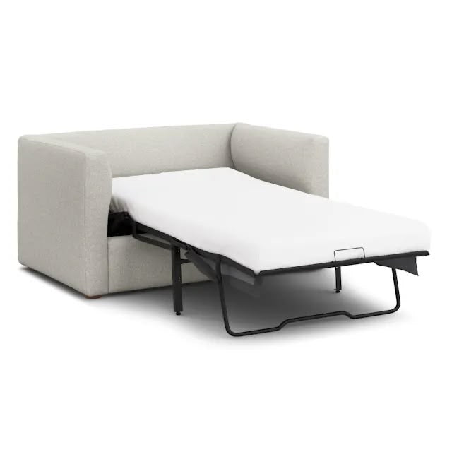Marina 57" Sleeper Chair - Clover Ivory