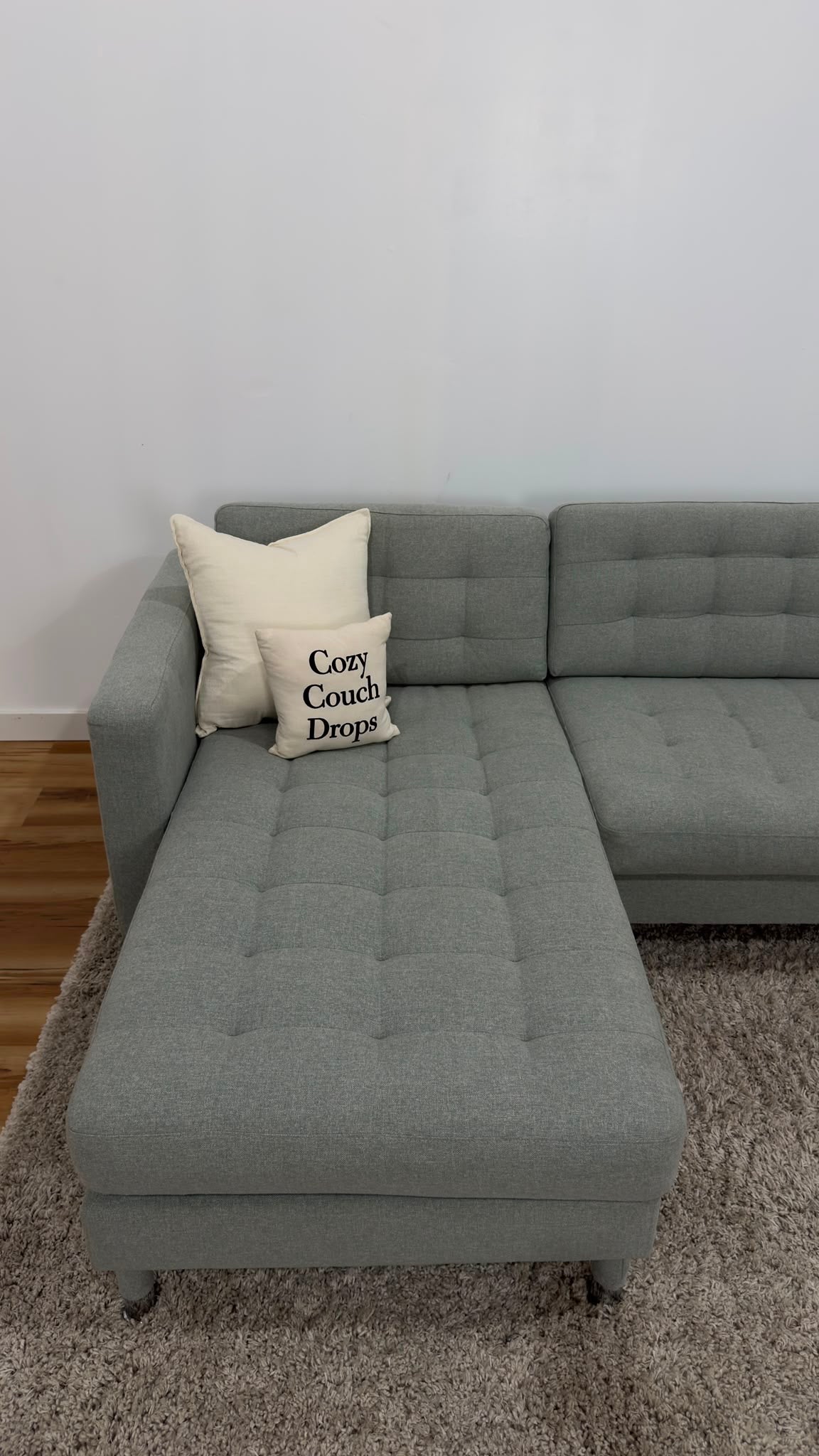 Ikea Morabo Reversible Sectional Sofa 111”